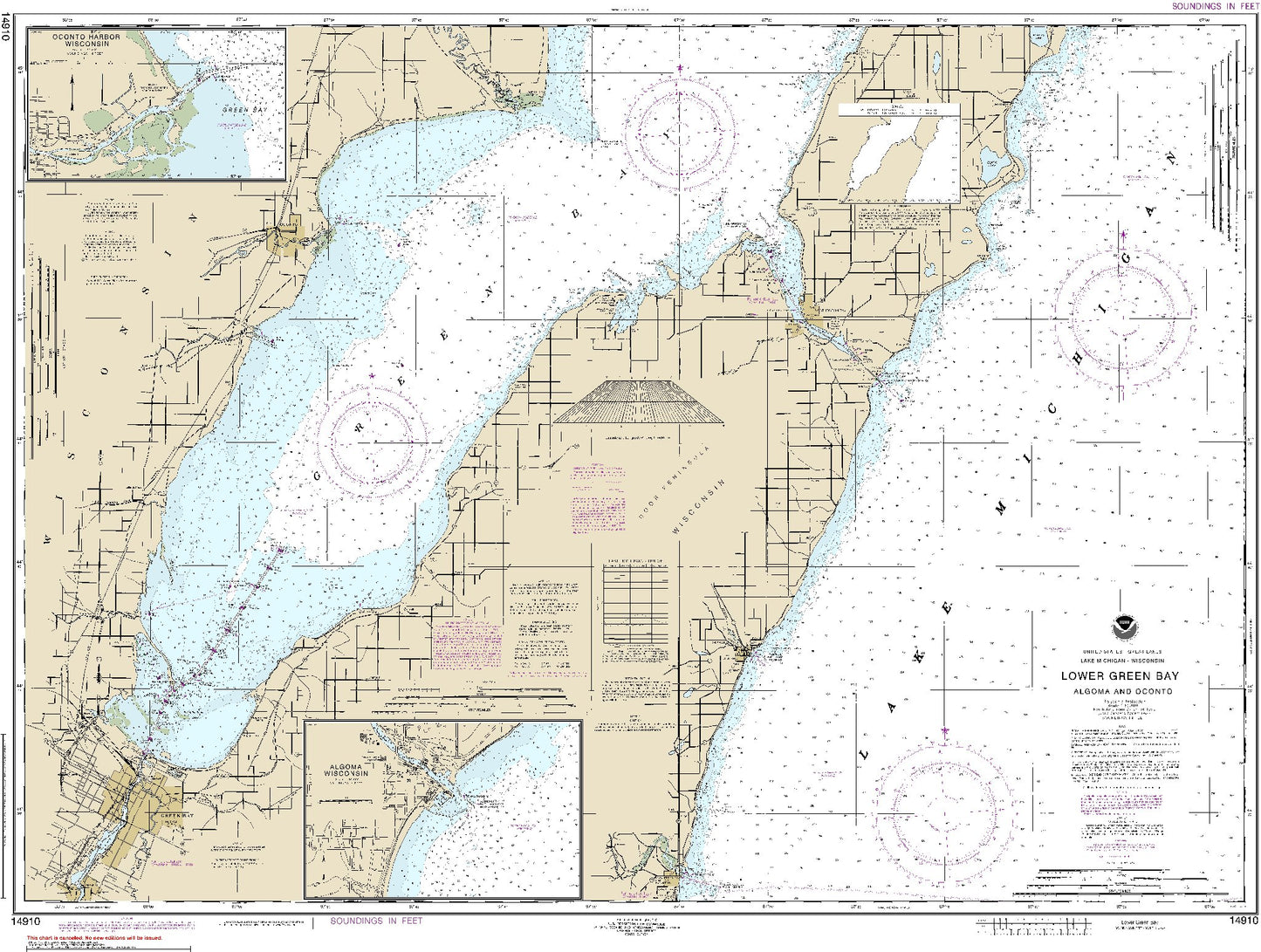 Lower Green Bay (14910) by NOAA