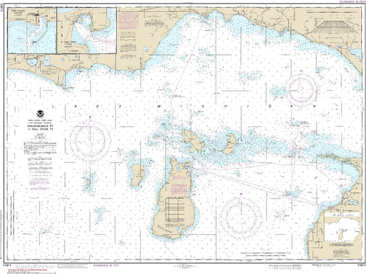 Waugoshance Point to Seul Choix Point (14911) by NOAA