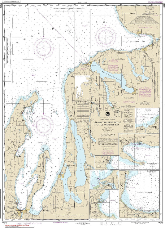Grand Traverse Bay to Little Traverse Bay (14913) by NOAA