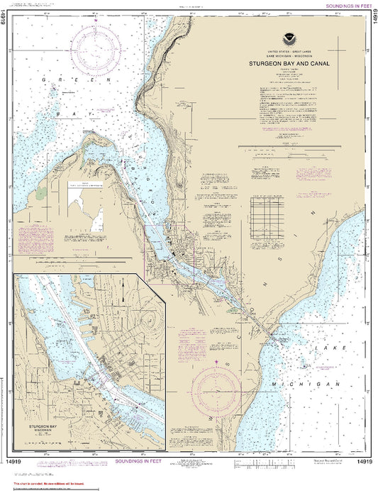 Sturgeon Bay and Canal (14919) by NOAA