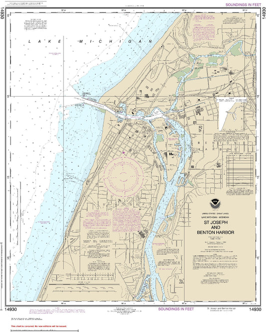 St. Joseph and Benton Harbor (14930) by NOAA