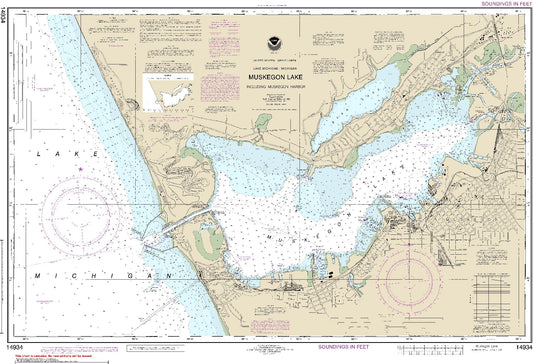 Muskegon Lake (14934) by NOAA
