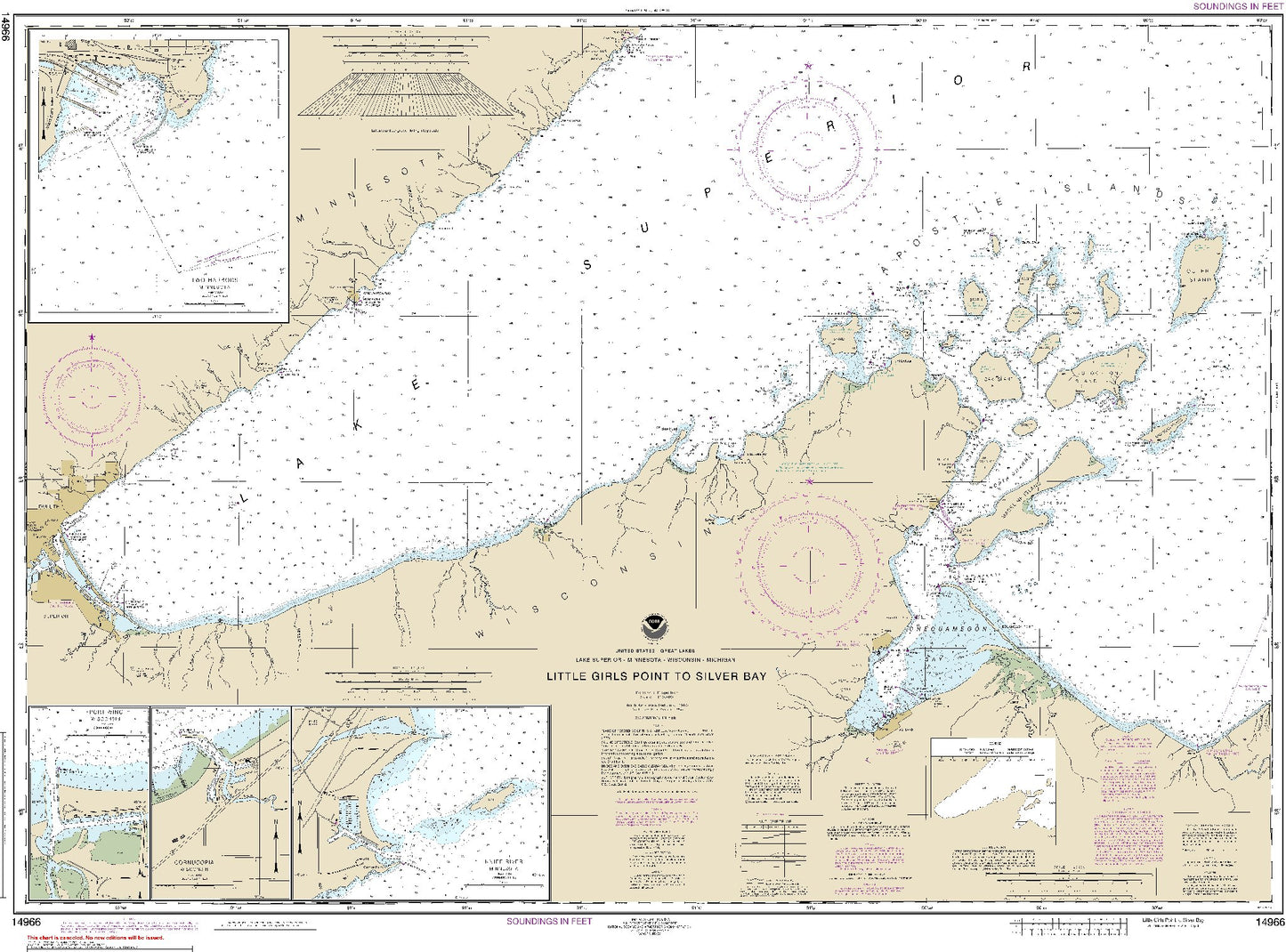 Little Girls Point to Silver Bay (14966) by NOAA