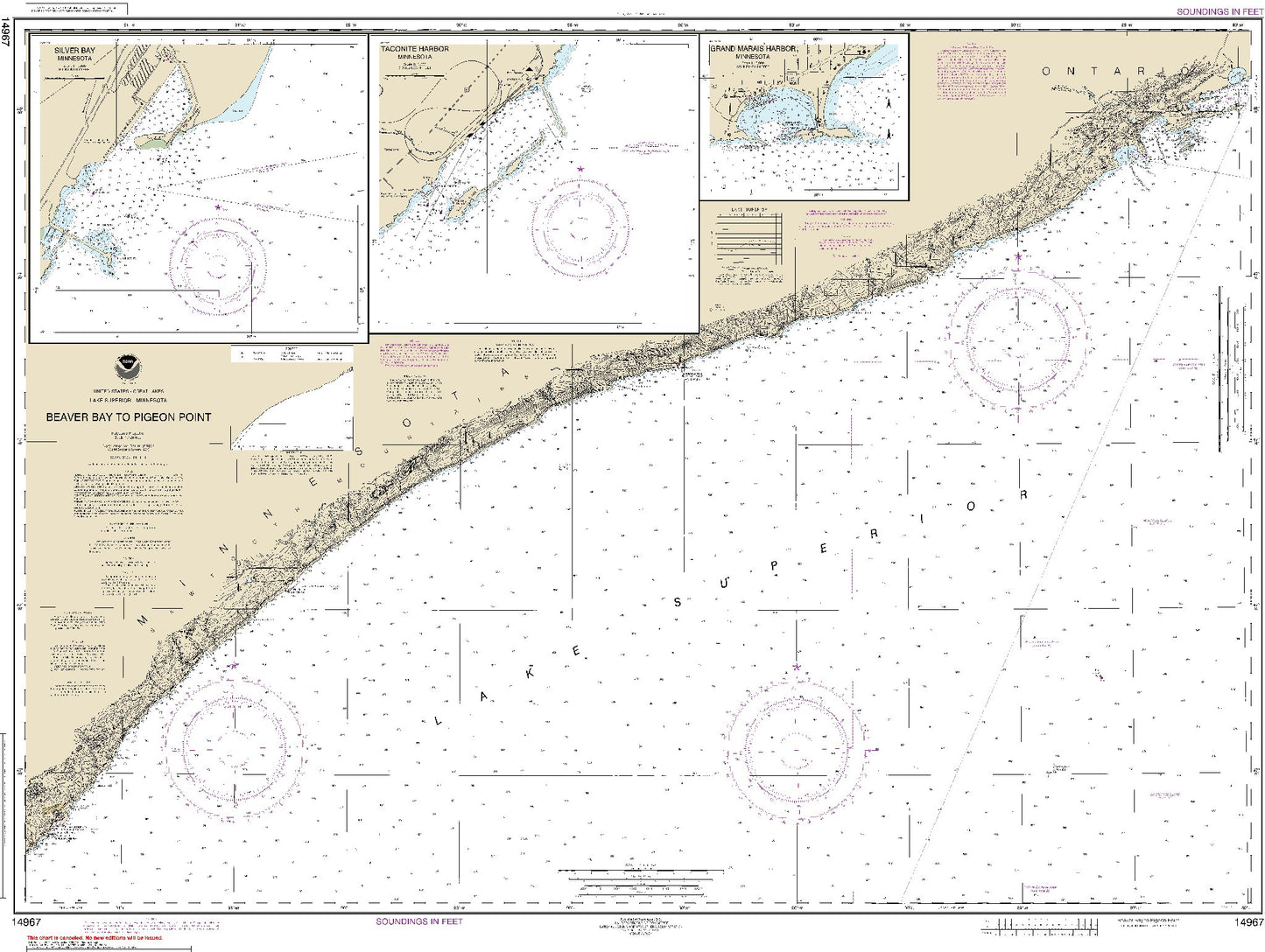 Beaver Bay to Pigeon Point (14967) by NOAA
