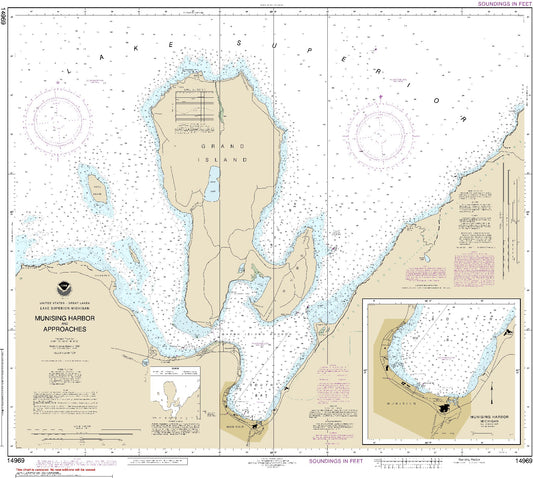 Munising Habror and Approaches (14969) by NOAA
