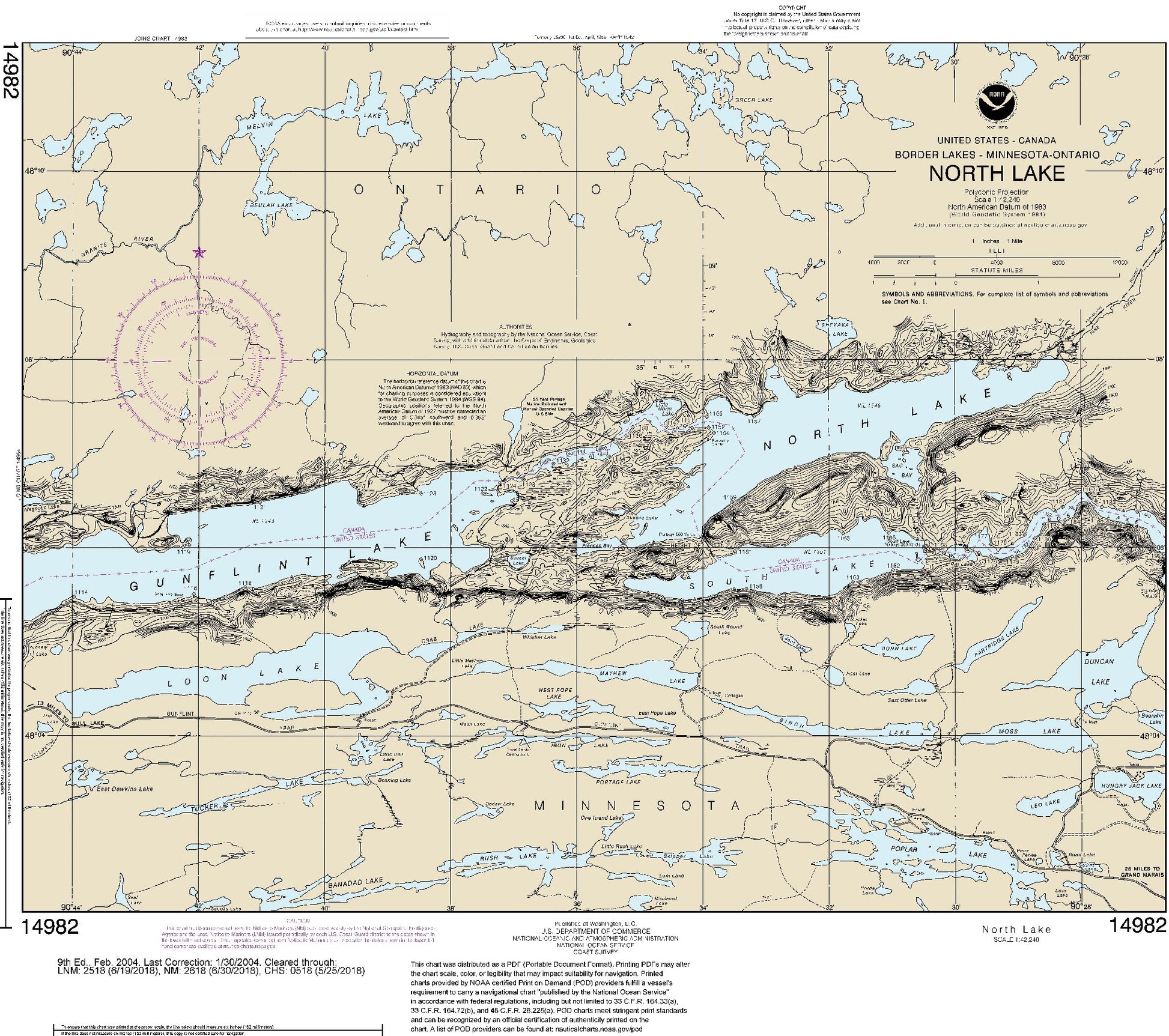 North Lake (14982) by NOAA