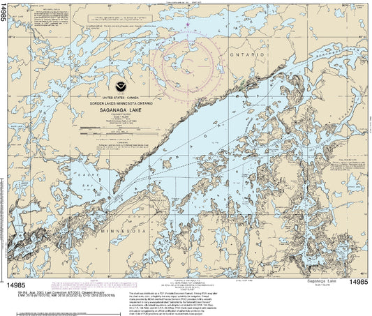 Saganaga Lake (14985) by NOAA
