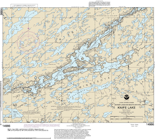 Knife Lake (14986) by NOAA