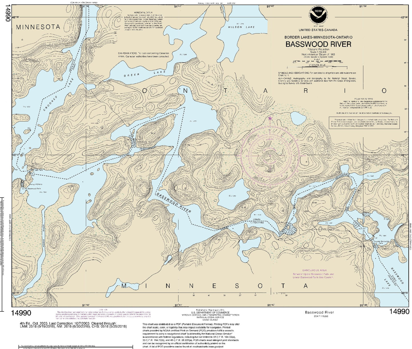 Basswood River (14990) by NOAA