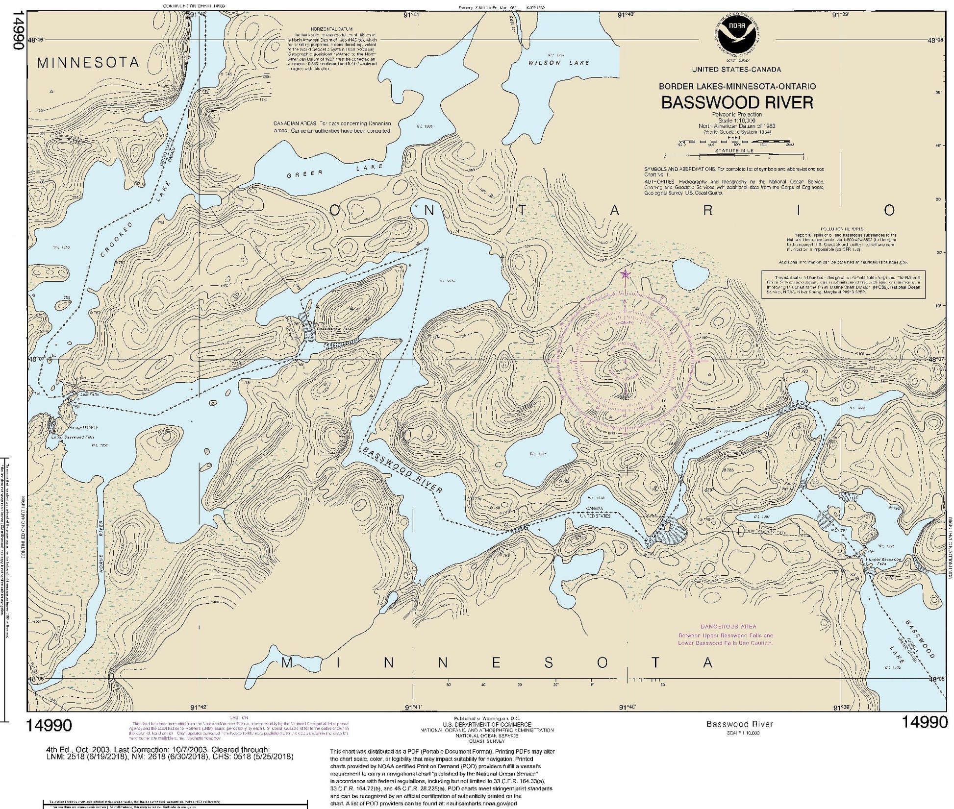 Basswood River (14990) by NOAA