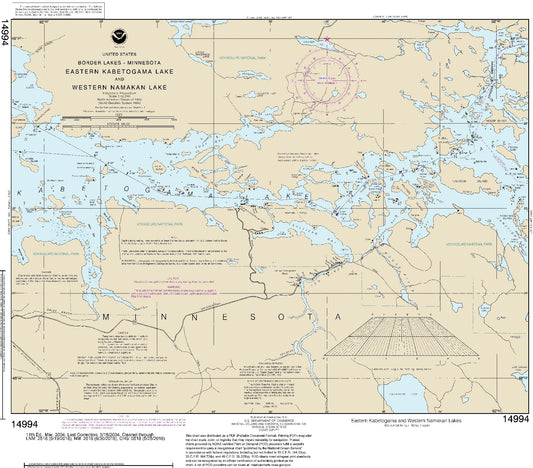Eatern Kabetogama and Western Namakan Lakes (14994) by NOAA