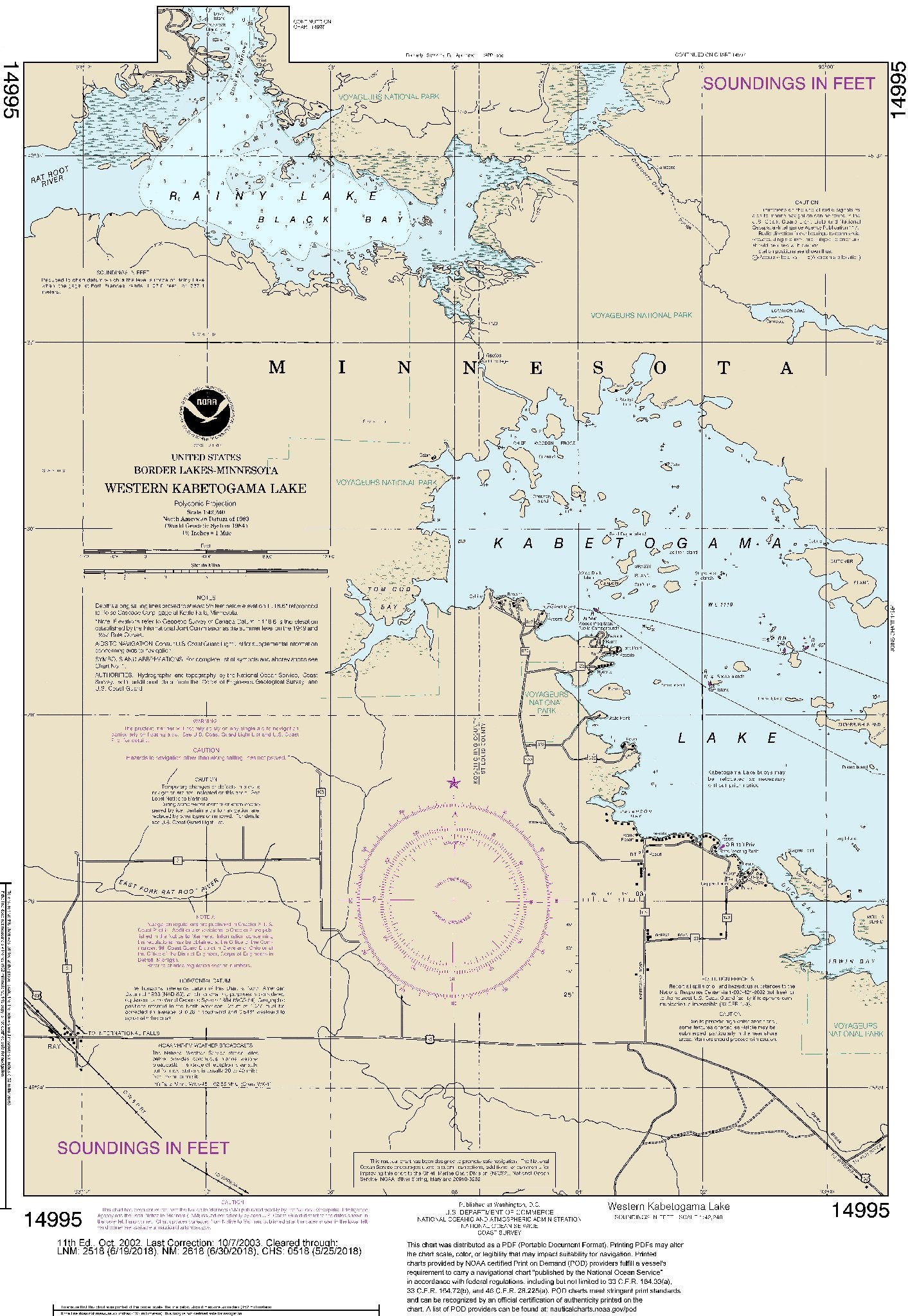 Western Kabetogama Lake (14995) by NOAA