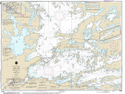 Rainy Lake - International Falls to Dryweed Island (14998) by NOAA