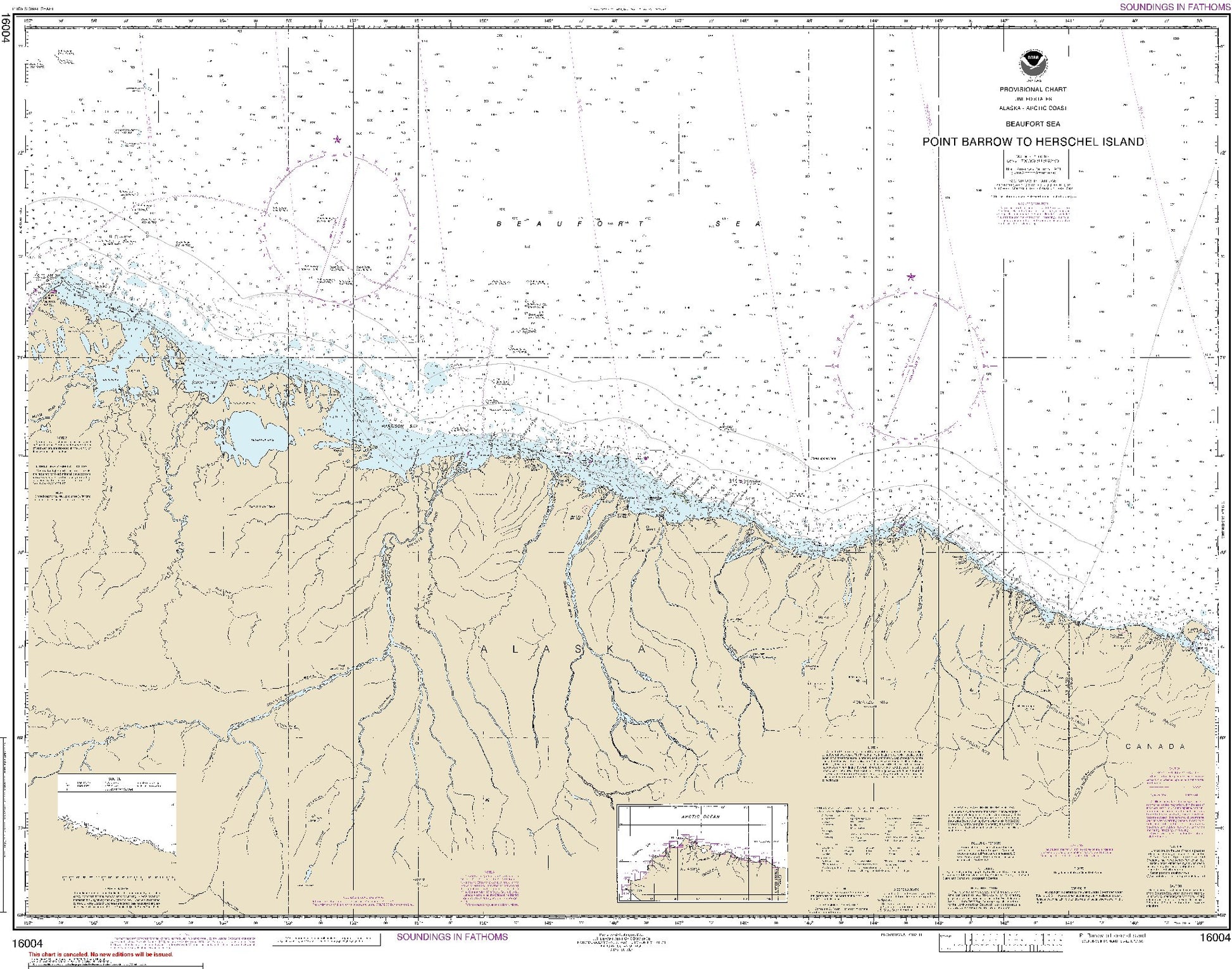 Point Barrow to Herschel Island (16004) by NOAA