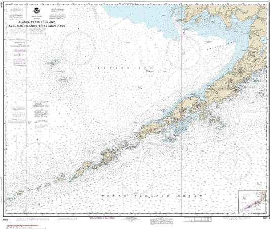 Alaska Peninsula and Aleutian Islands to Seguam Pass (16011) by NOAA