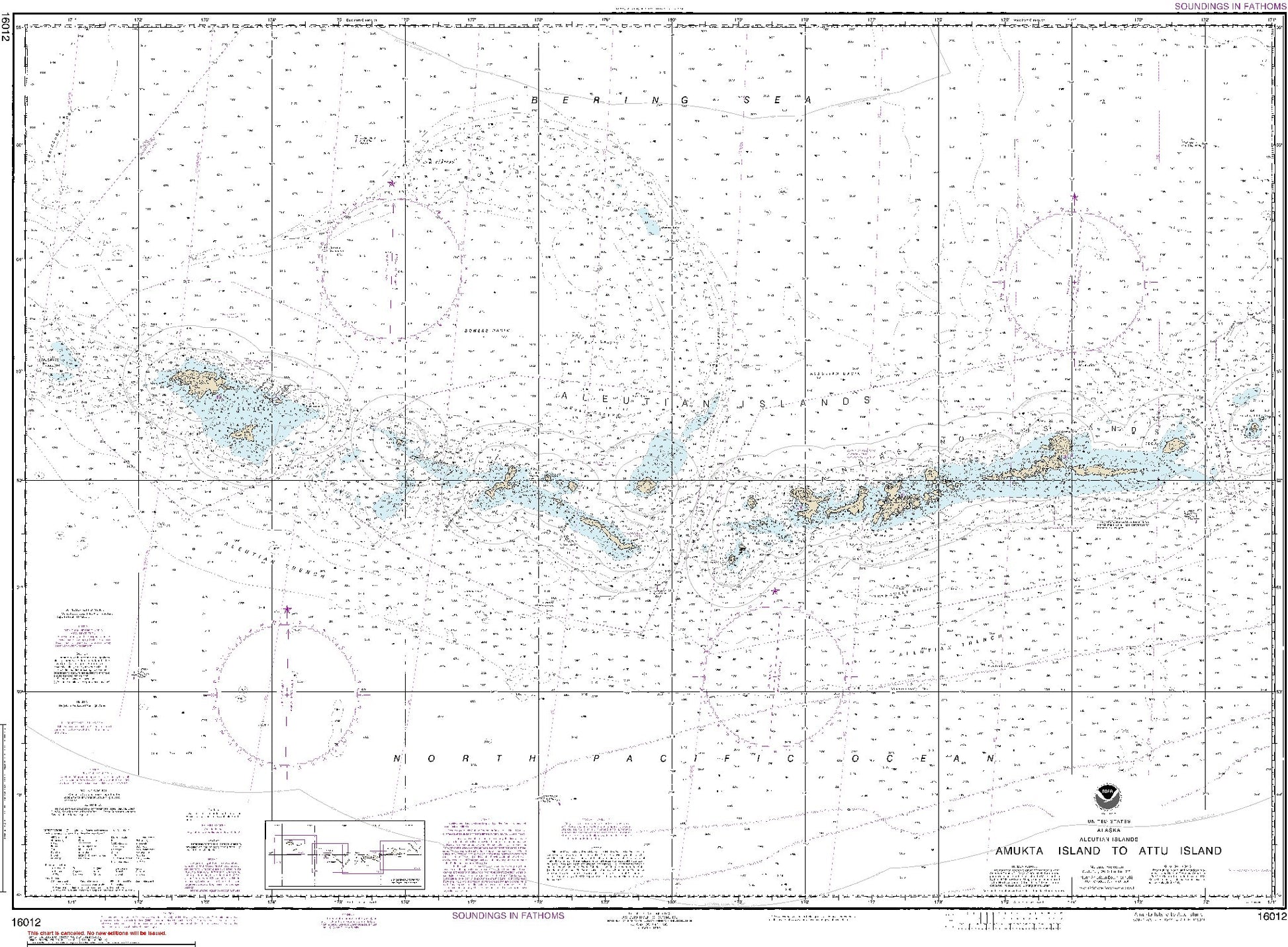 Amukta Island to Attu Island (16012) by NOAA