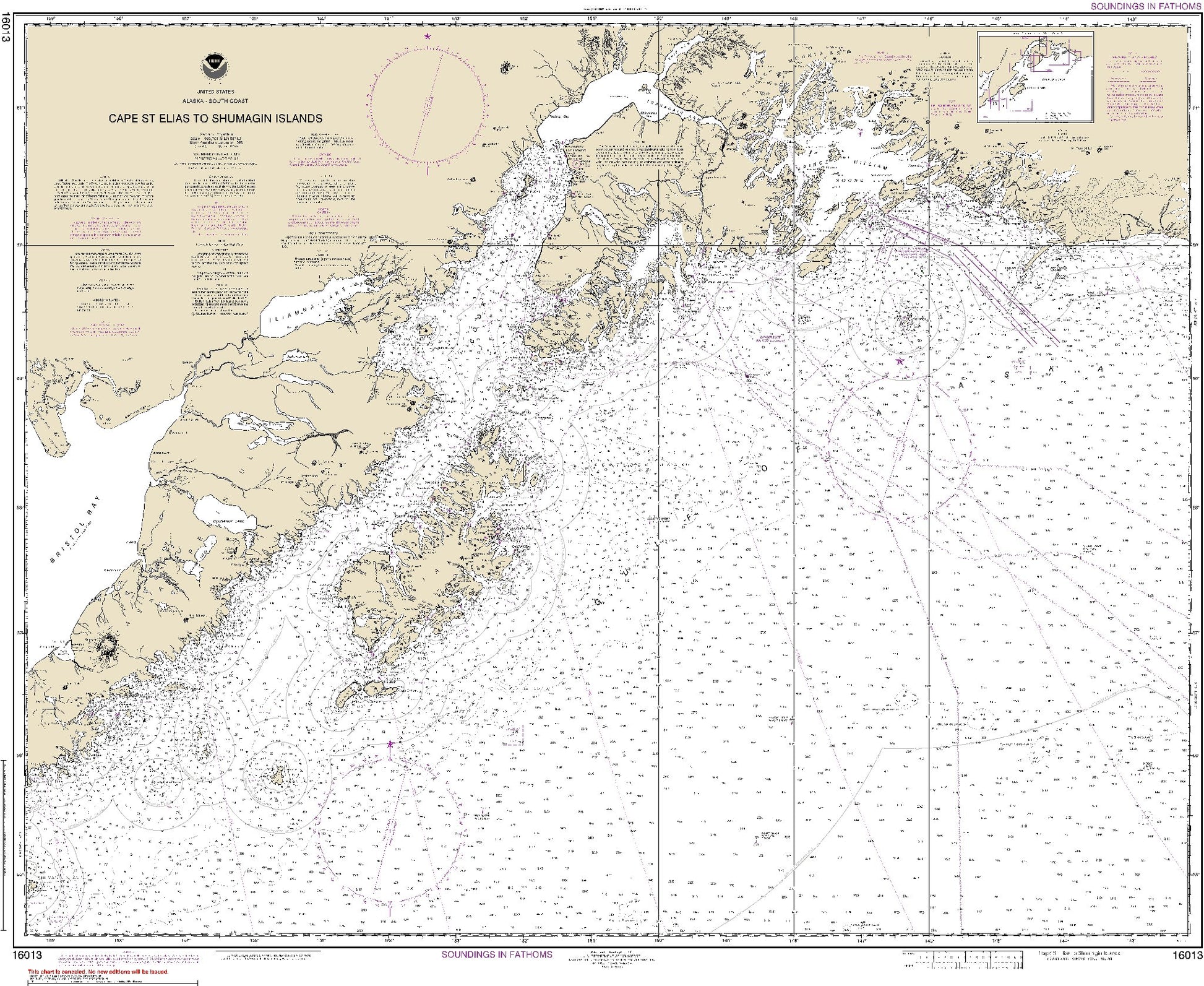 Cape St. Elias to Shumagin Islands (16013) by NOAA