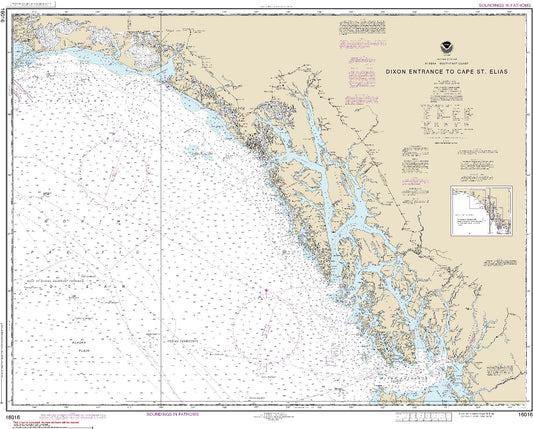 Dixon Entrance to Cape St. Elias (16016) by NOAA