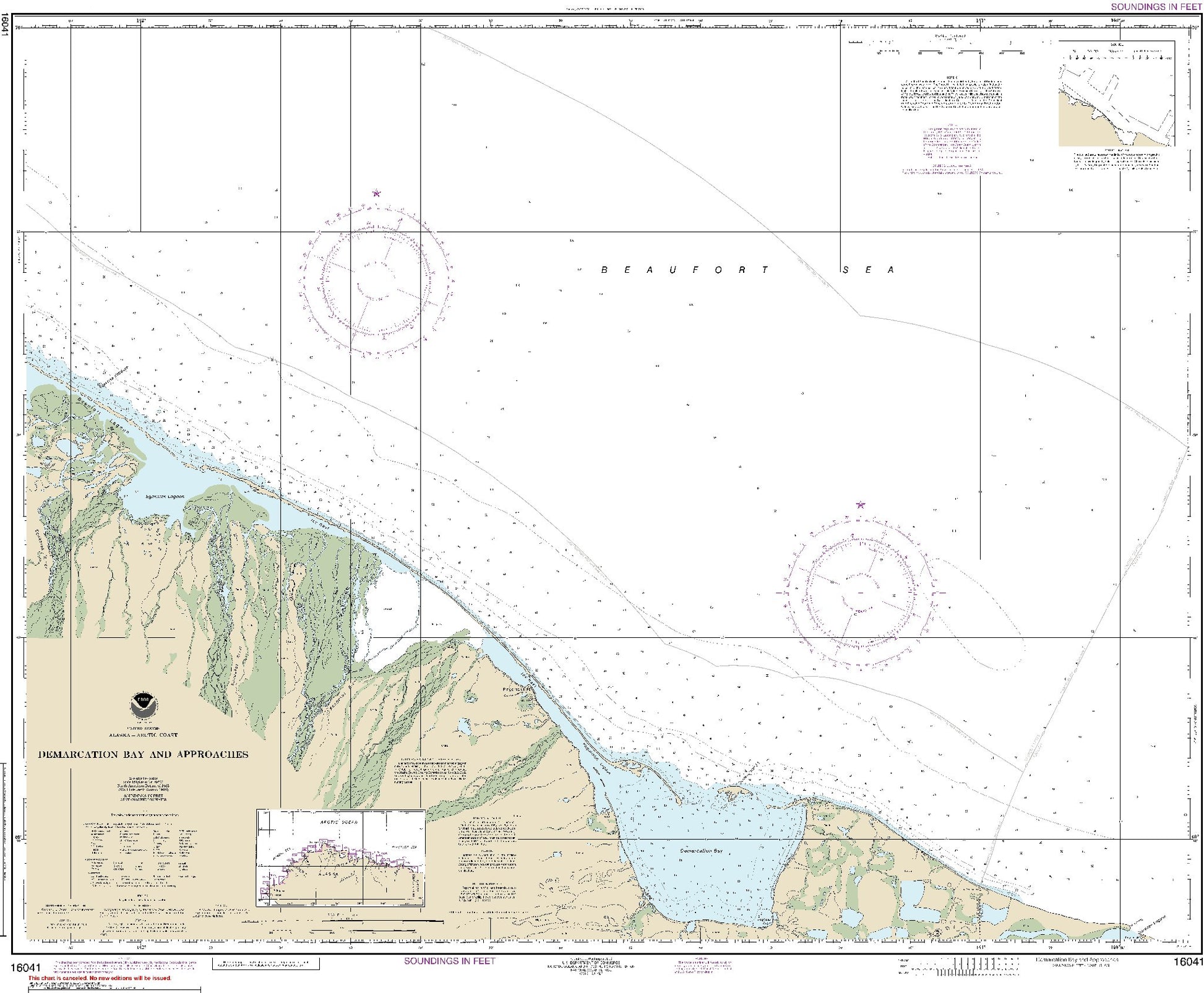 Demarcation Bay and Approaches (16041) by NOAA