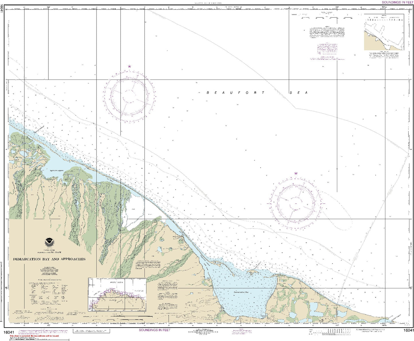 Demarcation Bay and Approaches (16041) by NOAA