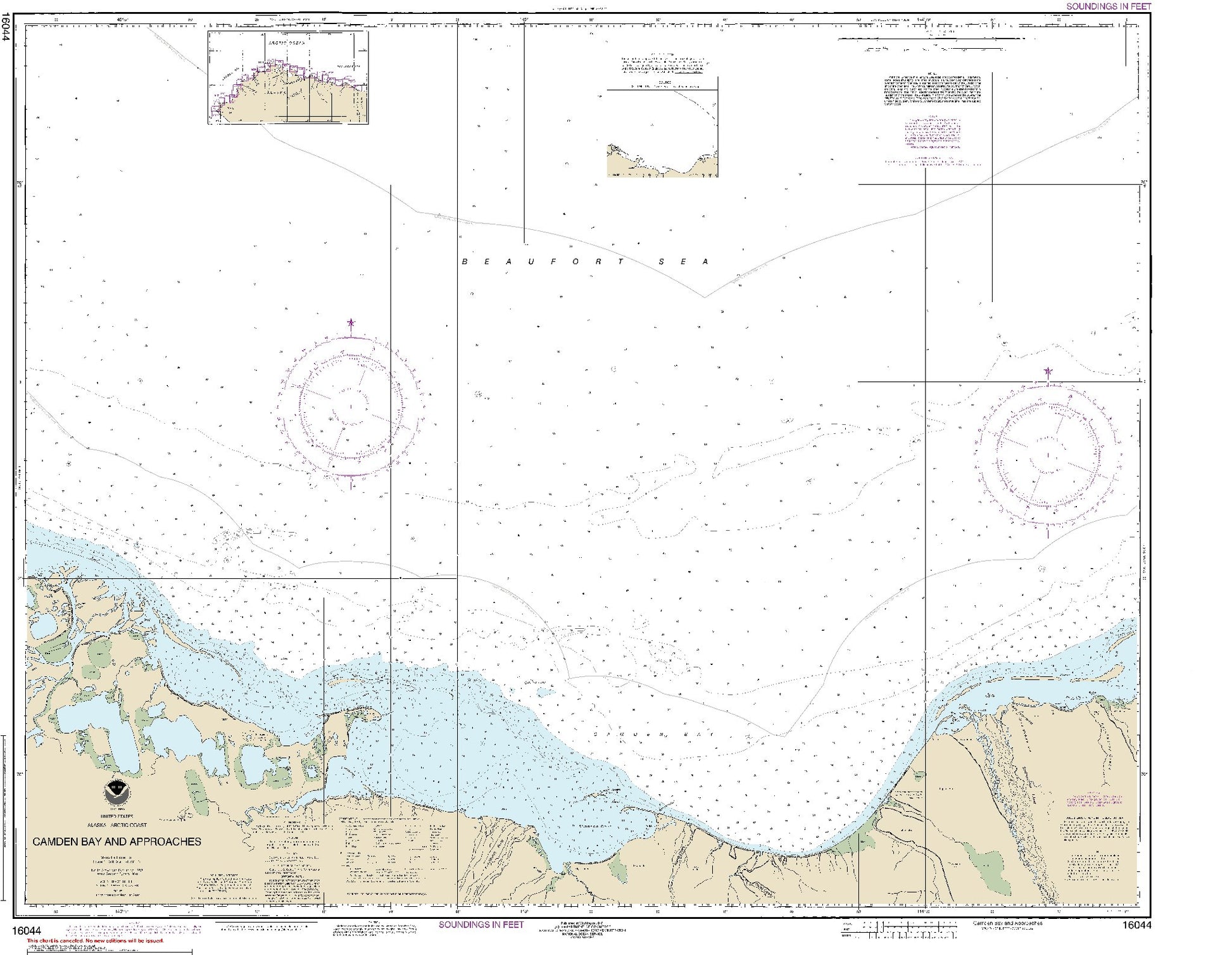 Camden Bay and Approaches Alaska Arctic Coast (16044) by NOAA