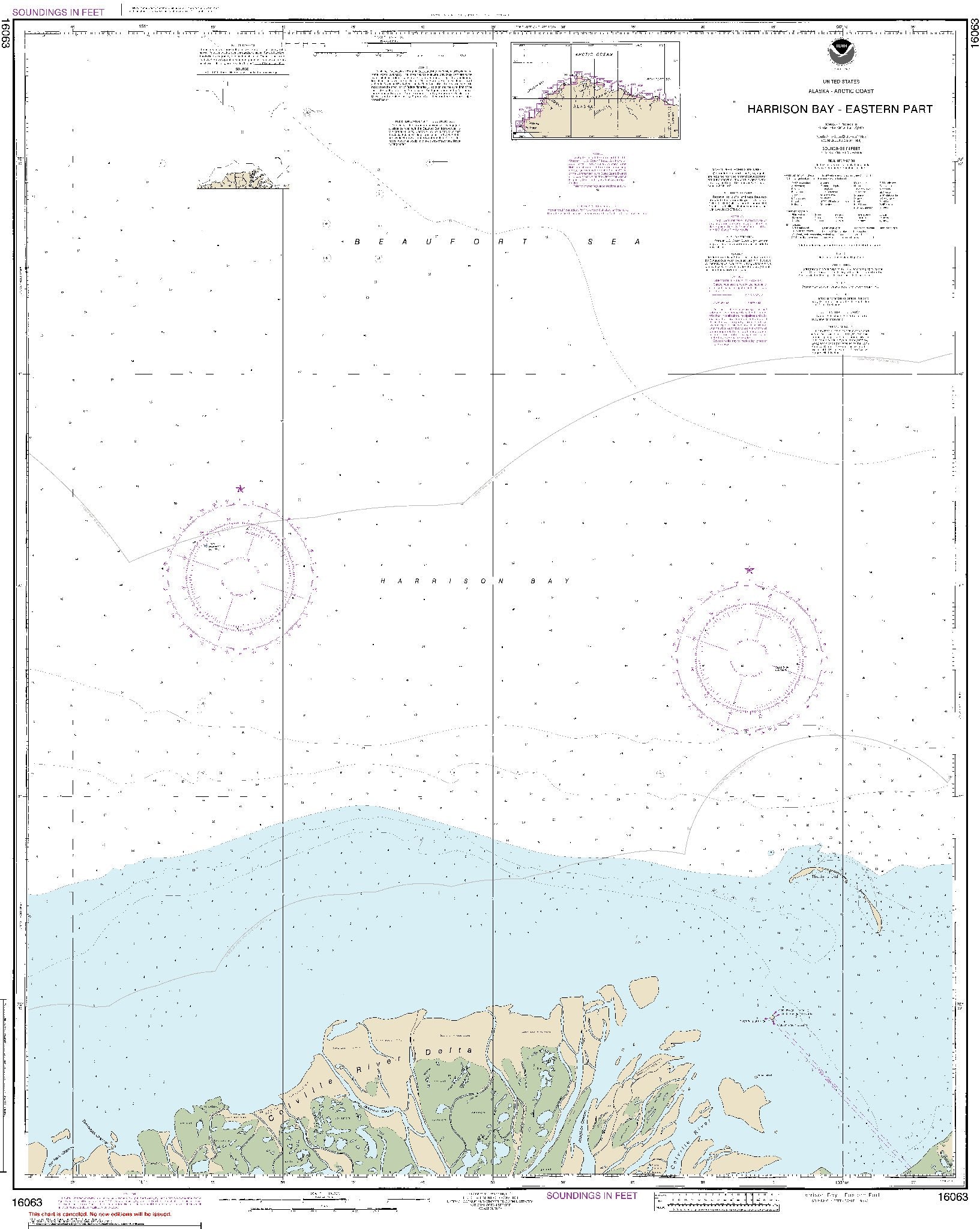 Harrison Bay - Eastern Part Alaska Arctic (16063) by NOAA