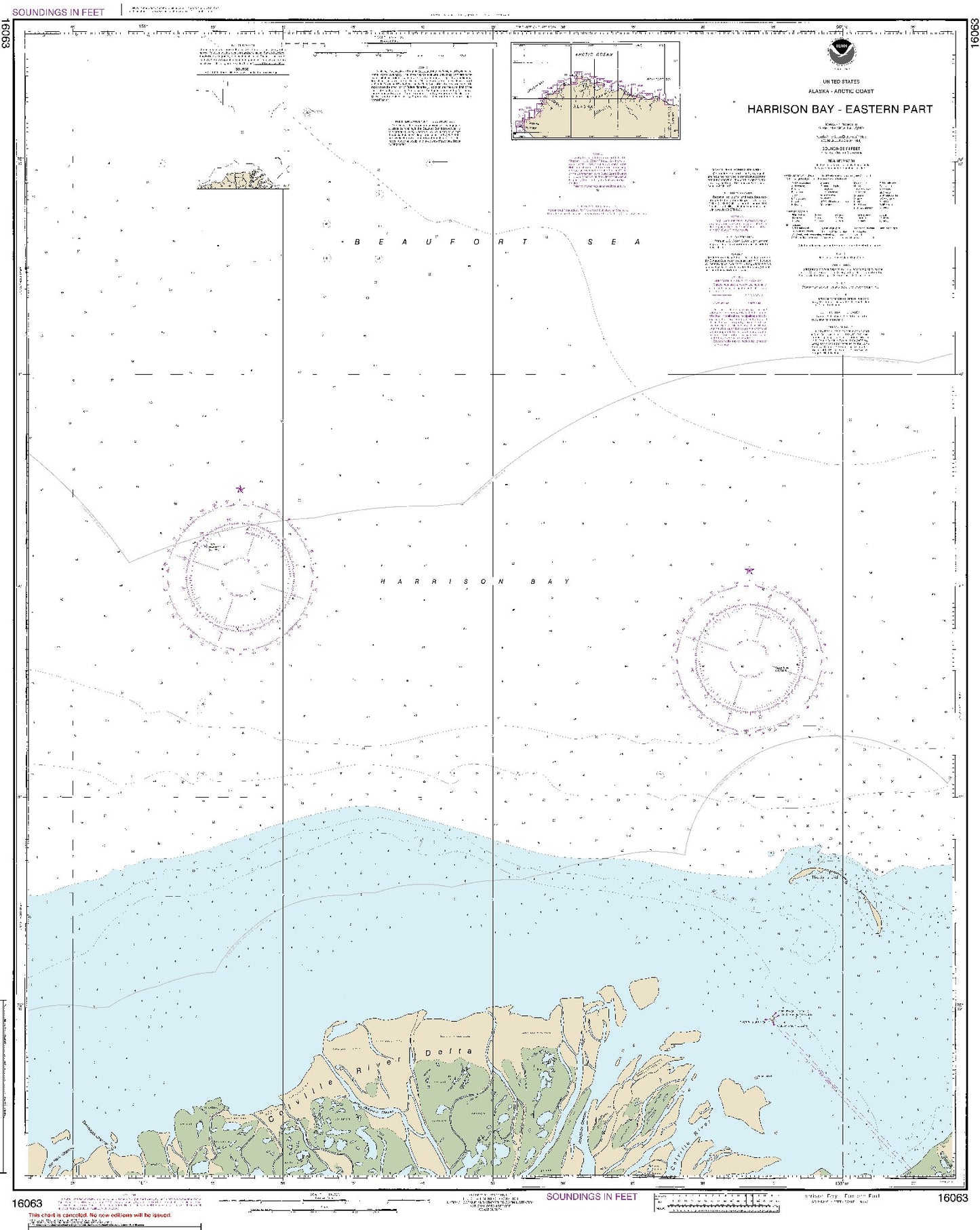 Harrison Bay - Eastern Part Alaska Arctic (16063) by NOAA