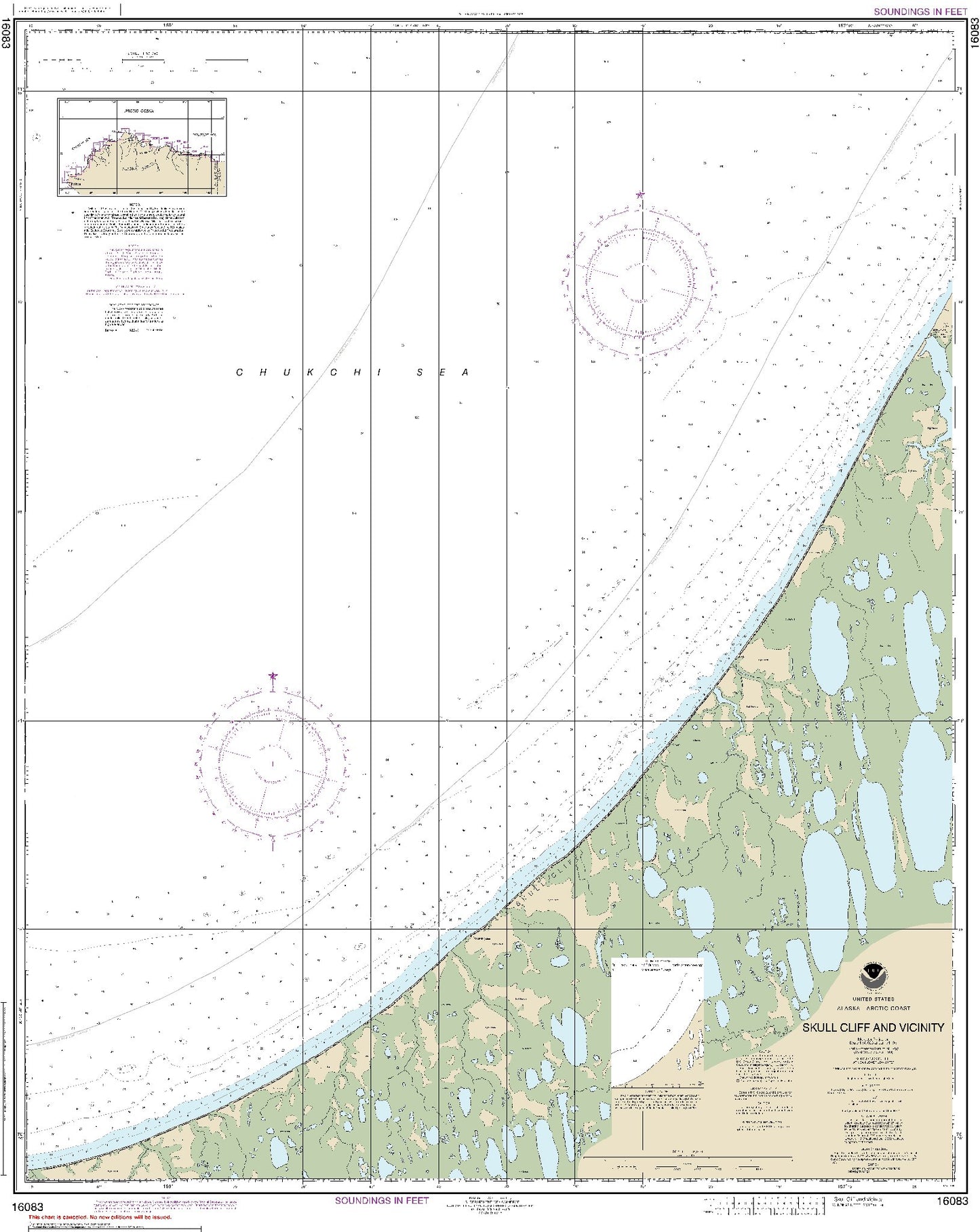 Skull Cliff and Vicinity (16083) by NOAA
