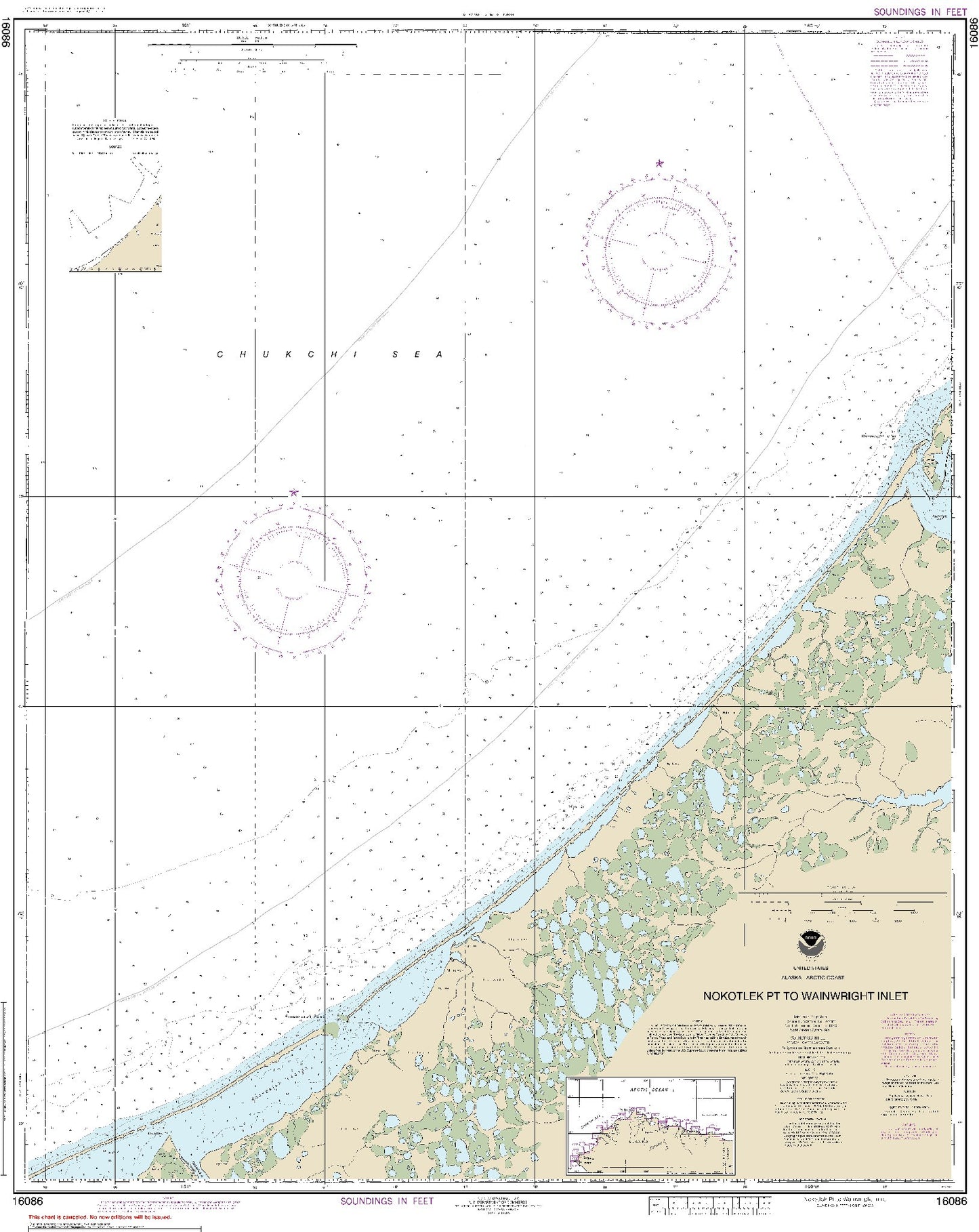 Nokotlek Point to Wainwright Inlet (16086) by NOAA