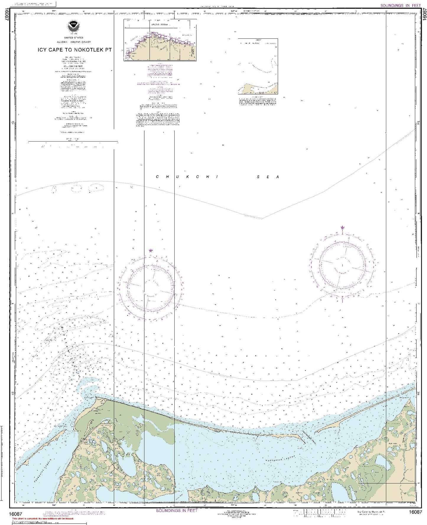 Icy Cape to Nokotlek Point (16087) by NOAA