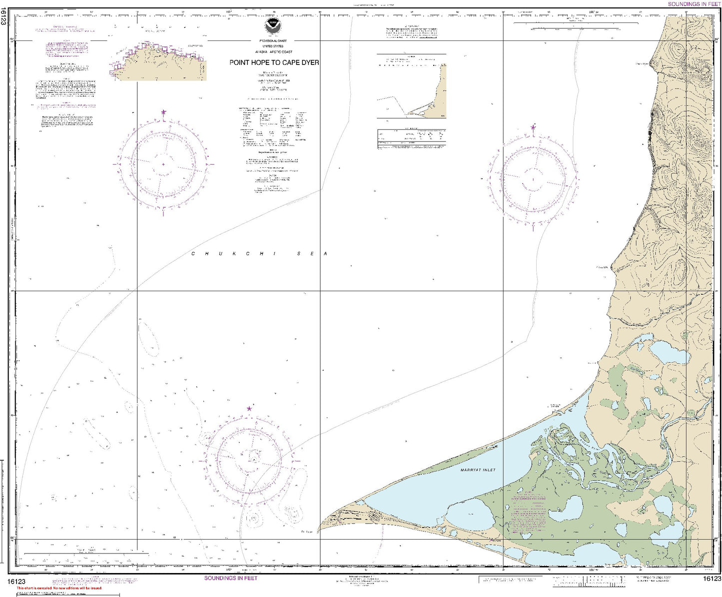 Point Hope to Cape Dyer (16123) by NOAA