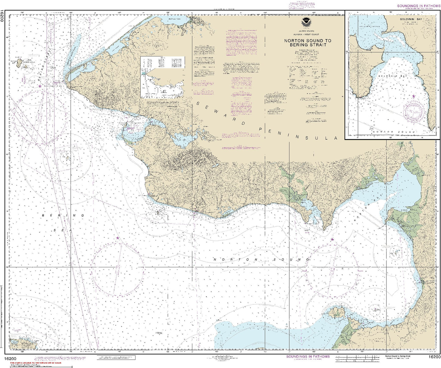 Norton Sound and Bering Strait (16200) by NOAA