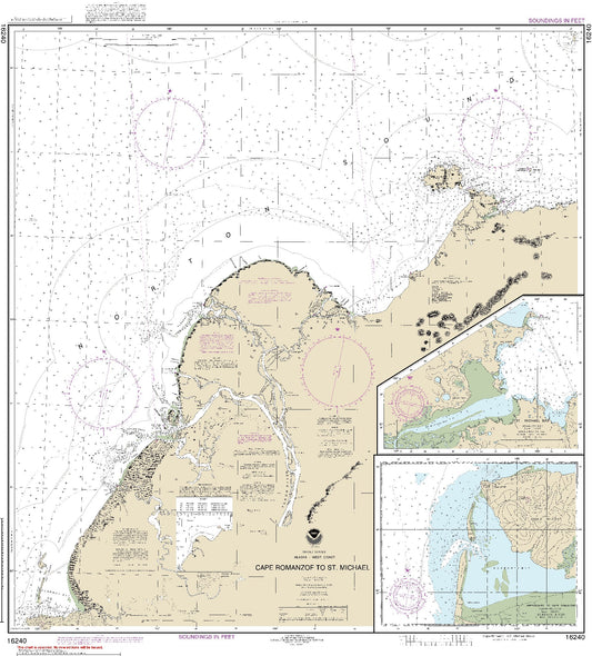 Cape Romanzof to St. Michael, Alaska (16240) by NOAA
