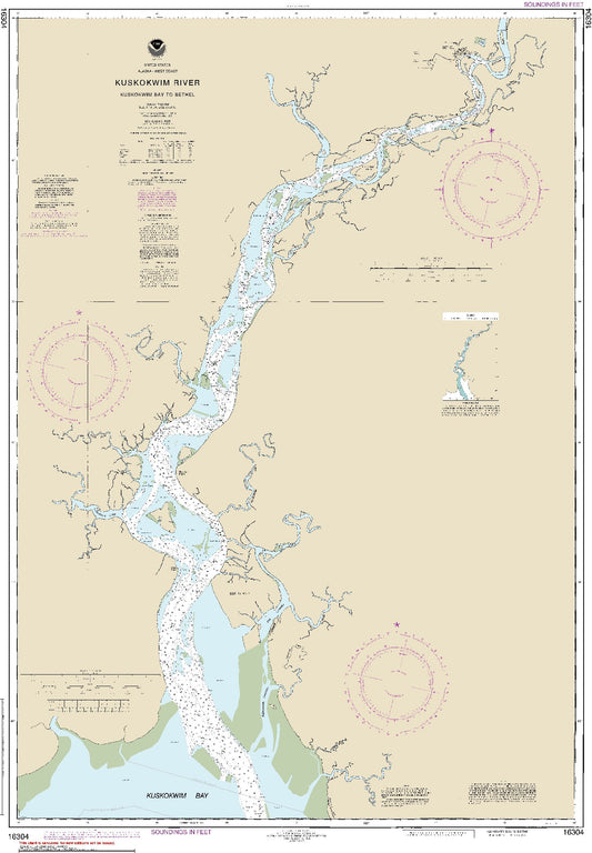Kuskokwim River - Kuskokwim Bay to Bethel (16304) by NOAA