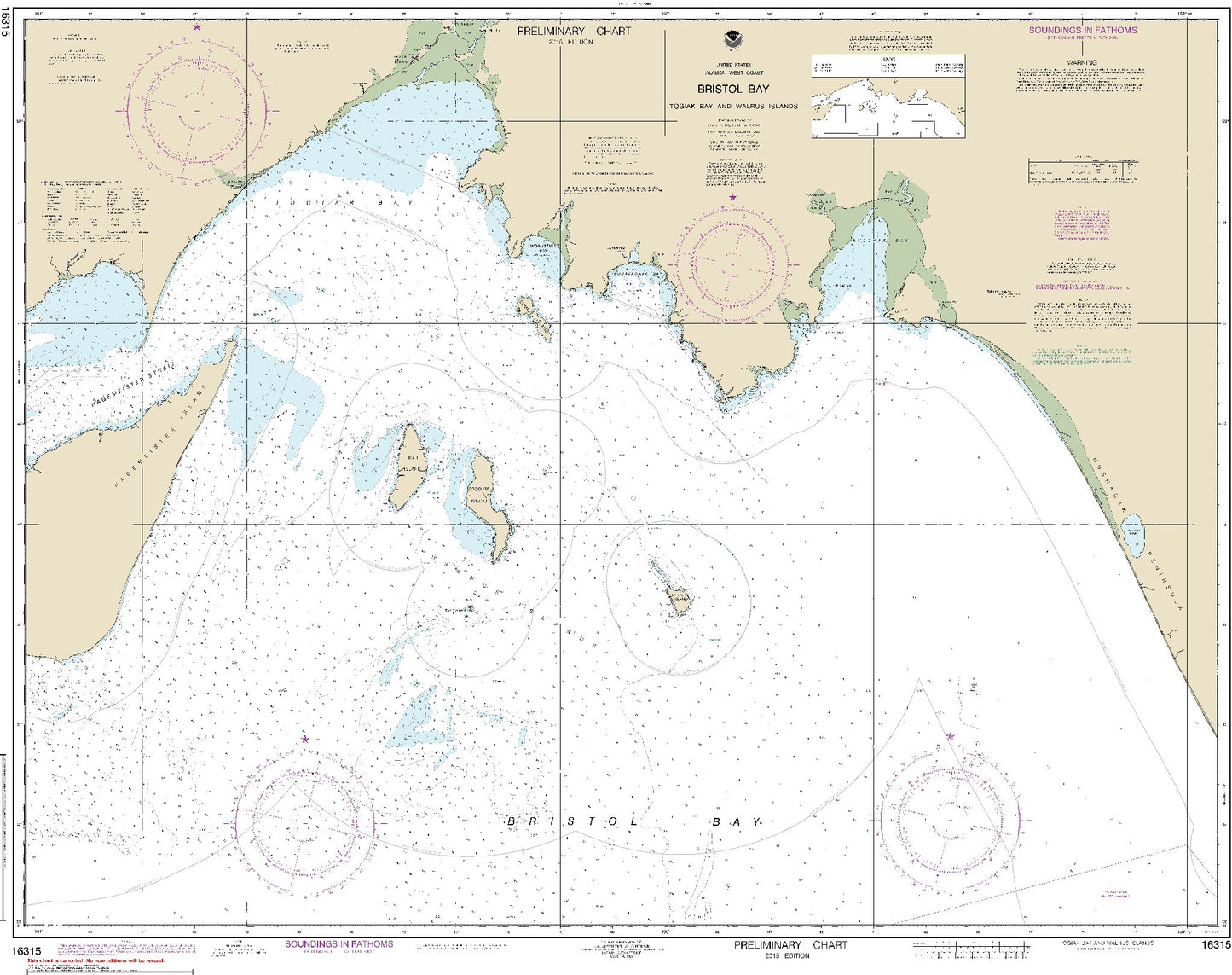 Bristol Bay & Walrus Islands (16315) by NOAA