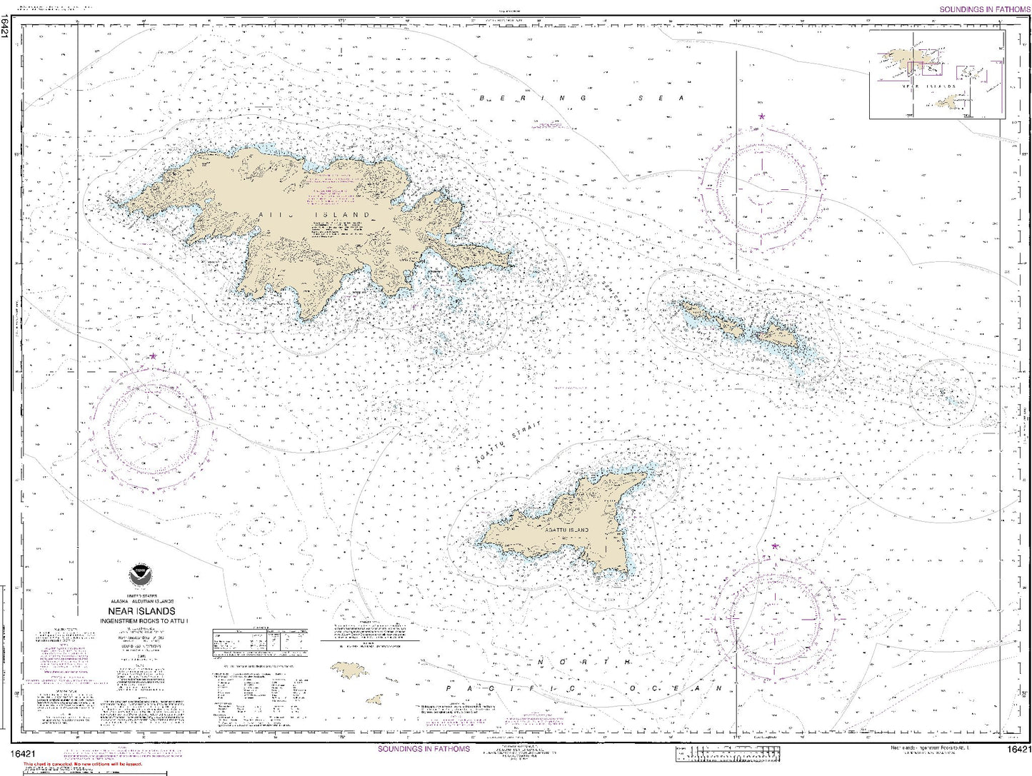 Near Islands - Ingenstrem Rocks to Attu (16421) by NOAA