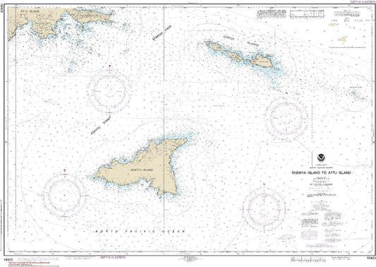Shemya Islands to Attu Island (16423) by NOAA