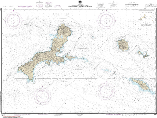 Kiska Island and Approaches (16441) by NOAA