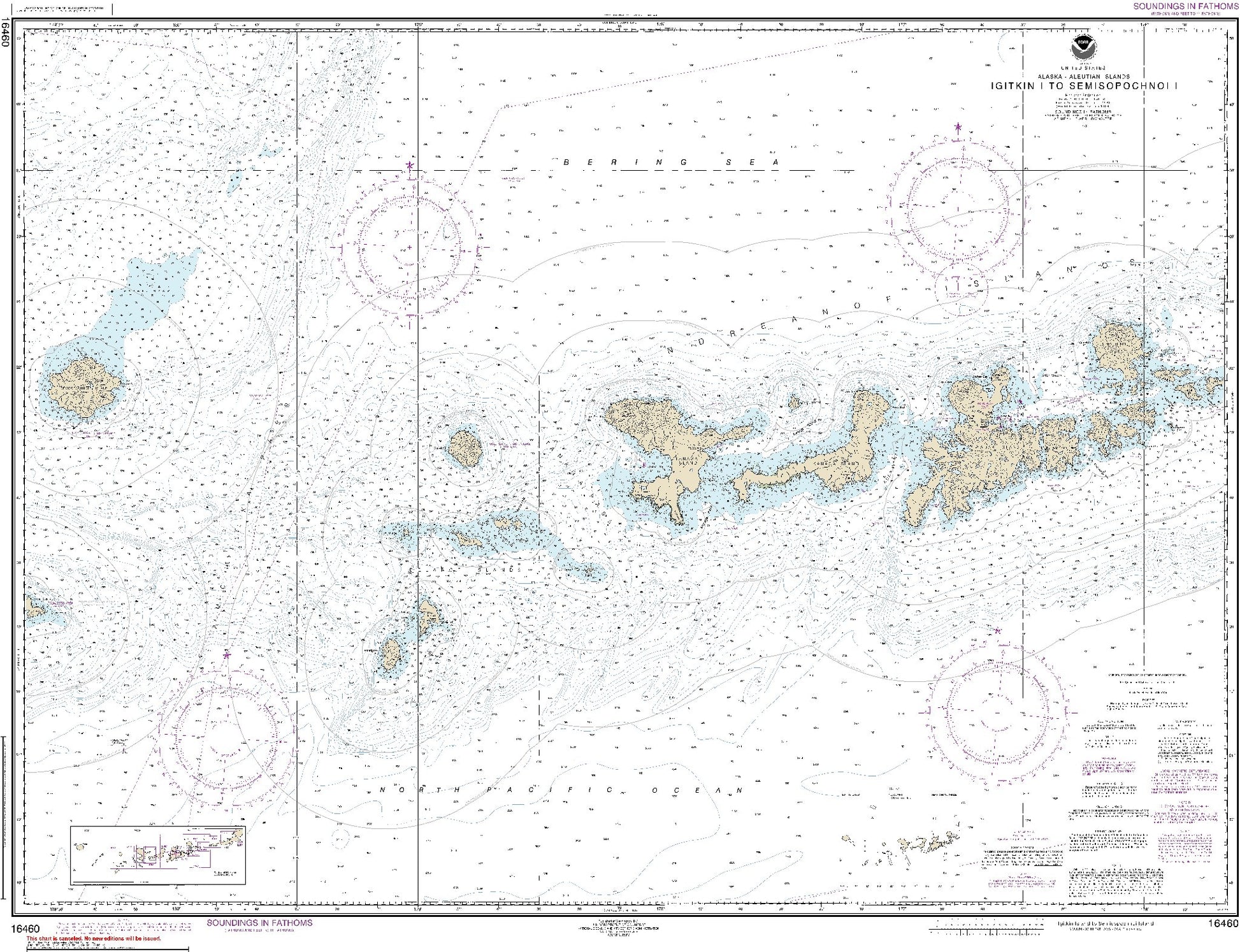 Igitkin Island to Semisopochnoi Island (16460) by NOAA