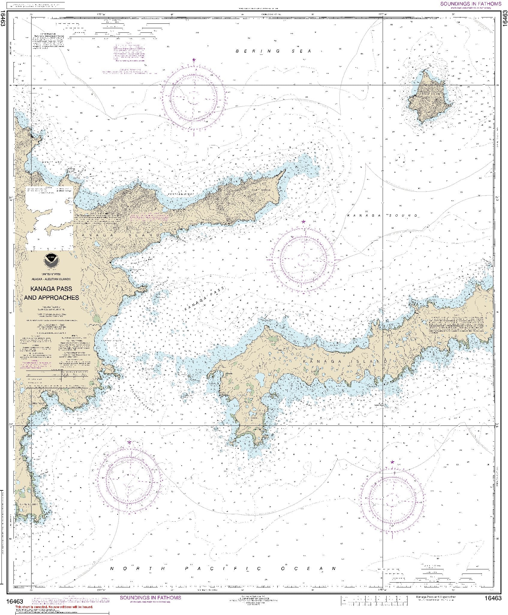 Kanaga Pass and Approaches (16463) by NOAA