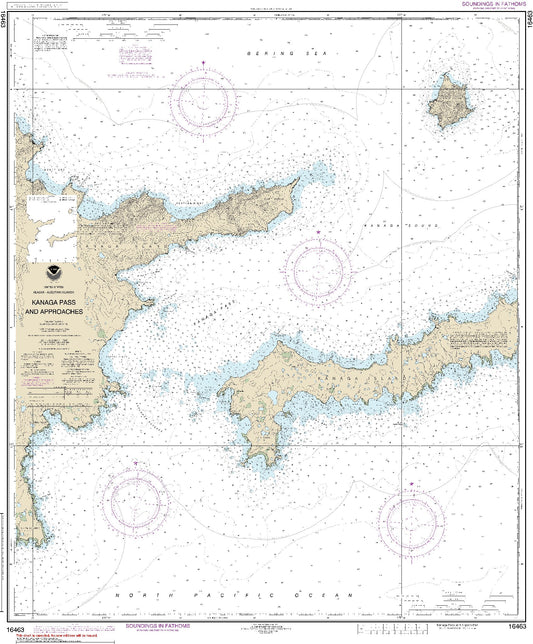 Kanaga Pass and Approaches (16463) by NOAA