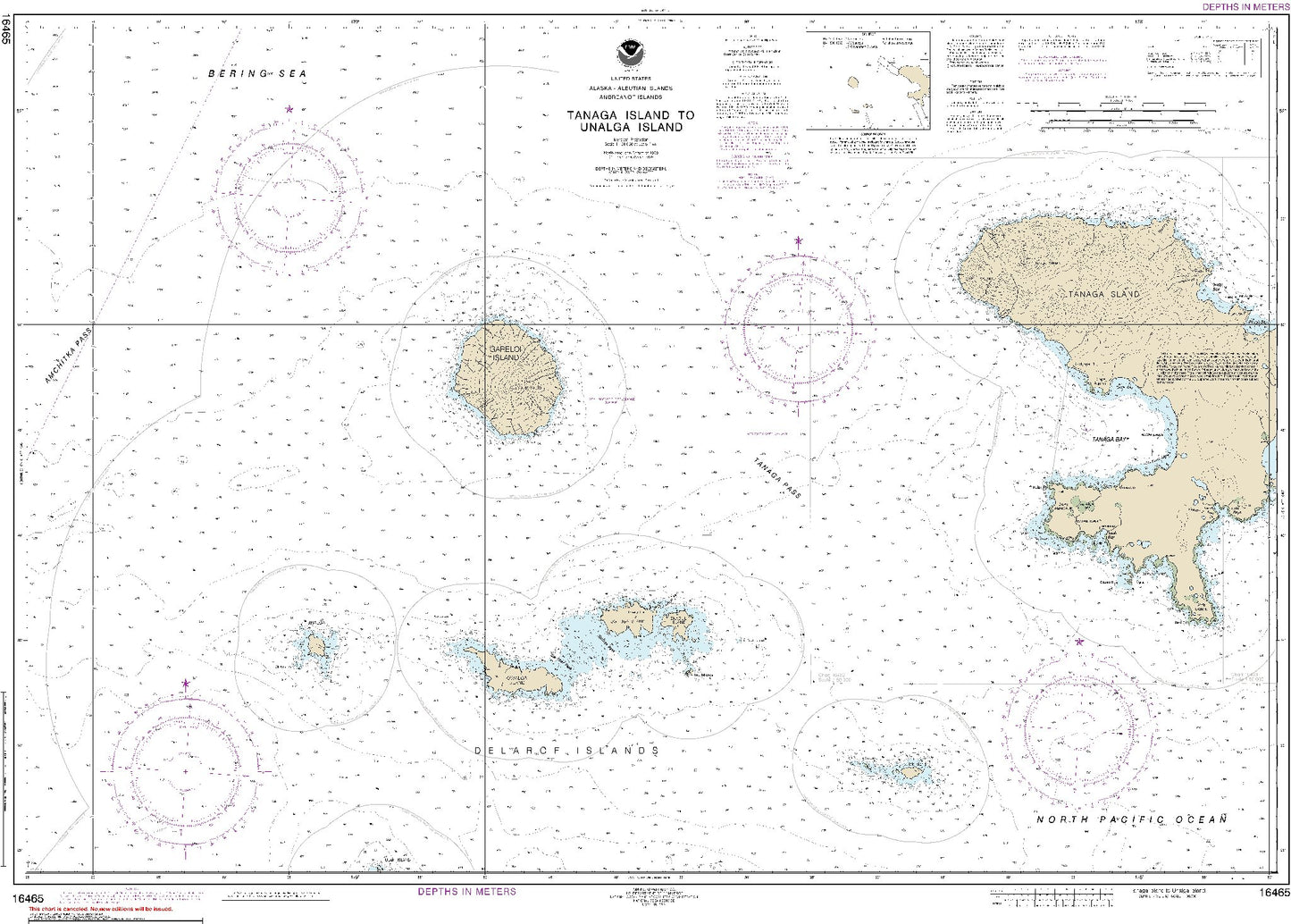 Tanaga Island to Unalga Island (Metric) (16465) by NOAA