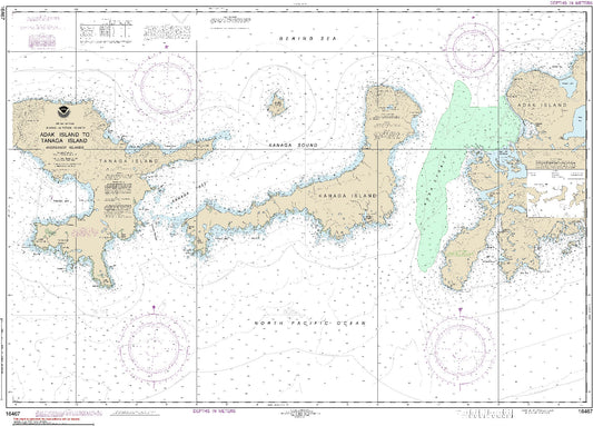 Adak Island to Tanaga Island (16467) by NOAA