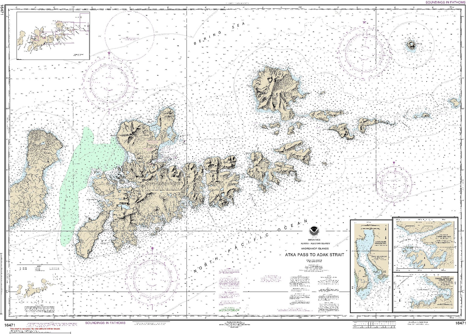 Atka Pass to Adak Strait (16471) by NOAA