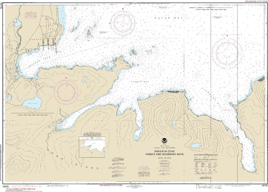 Sweeper Cove, Finger & Scabbard Bays (16476) by NOAA