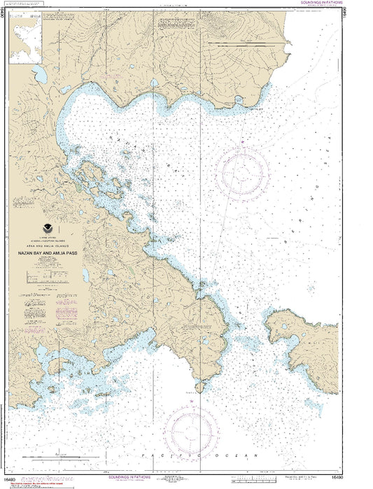 Nazan Bay and Amlia Pass (16490) by NOAA