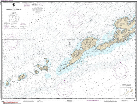 Unalaska I. to Amukta I. (16500) by NOAA