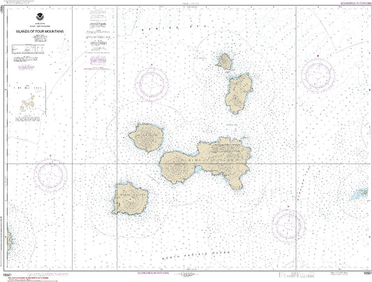 Islands of Four Mountains (16501) by NOAA