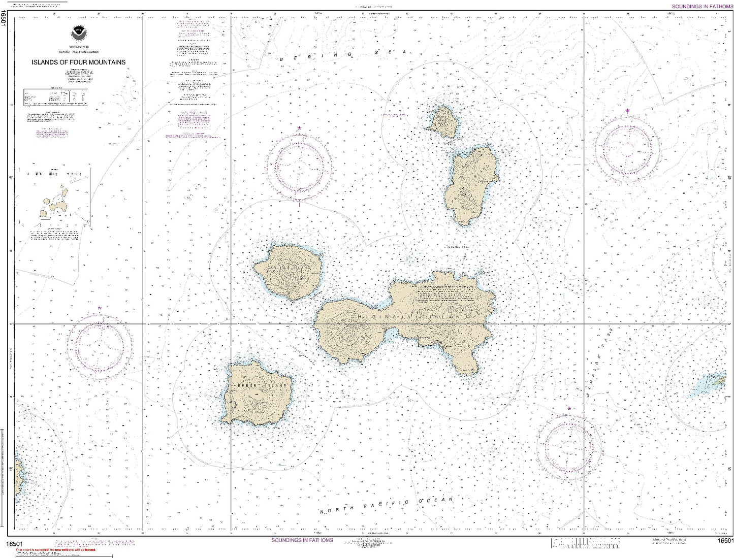 Islands of Four Mountains (16501) by NOAA