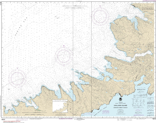 Unalaska Island - Chernofski Harbor to Skan Bay (16515) by NOAA